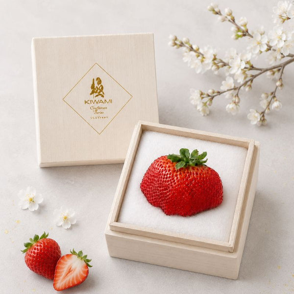 【12月～4月発送予定：送料込み】あまおう「極」特大粒（化粧箱・80g〜）・いちご（うるう農園）